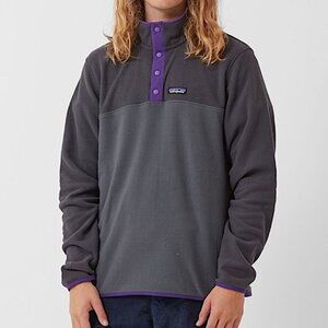 Patagonia Micro D Snap-T purple/grey fleece (M)